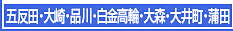 五反田・大崎・品川・白金高輪・大井町・大森・蒲田エステ