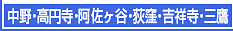 中野・高円寺・阿佐ヶ谷・荻窪・吉祥寺・三鷹エステ